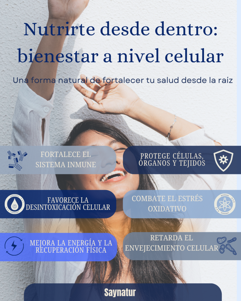 Nutrirte desde dentro: cómo cuidar tu salud a nivel celular antes de que algo falle